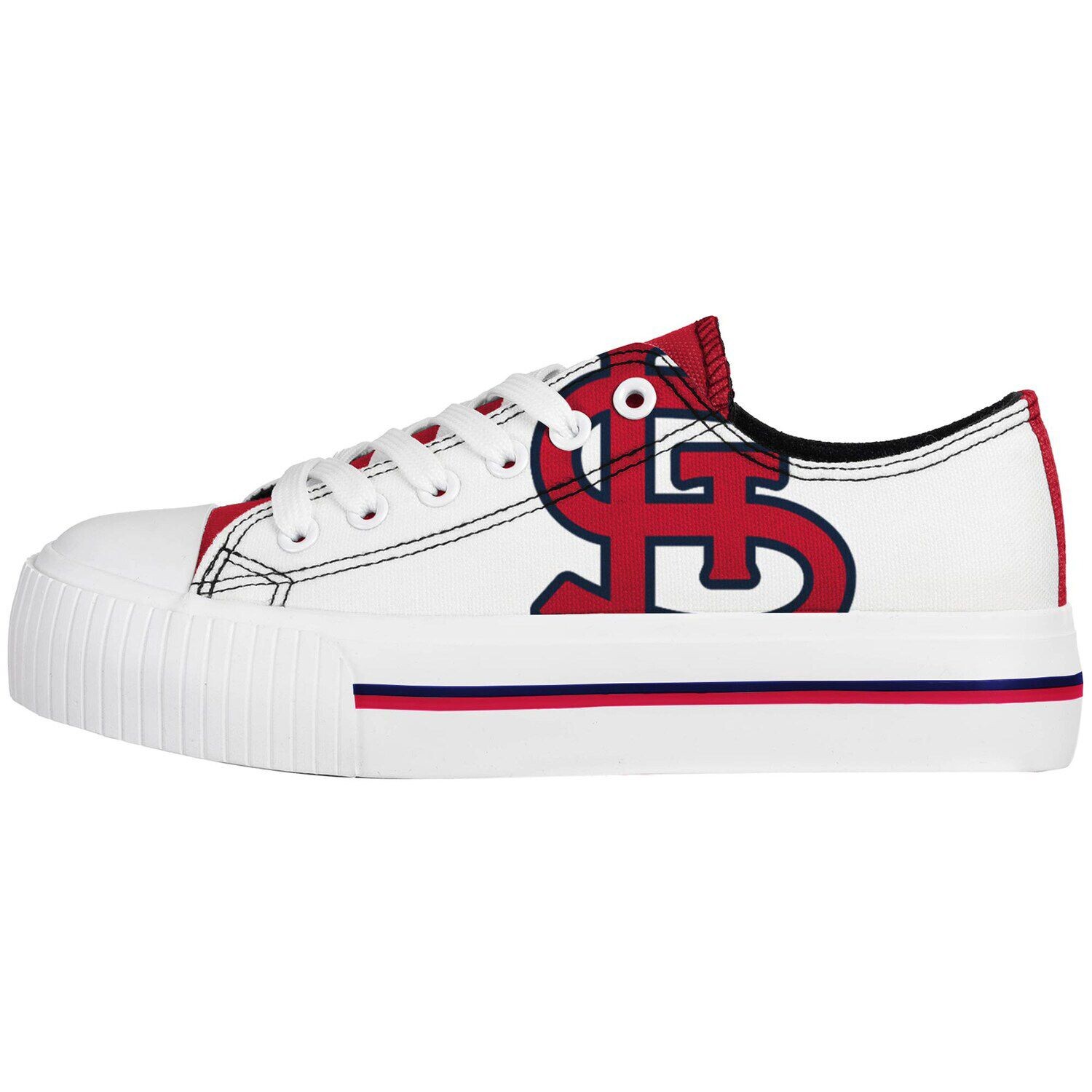 

Женские парусиновые туфли на платформе FOCO St. Louis Cardinals
