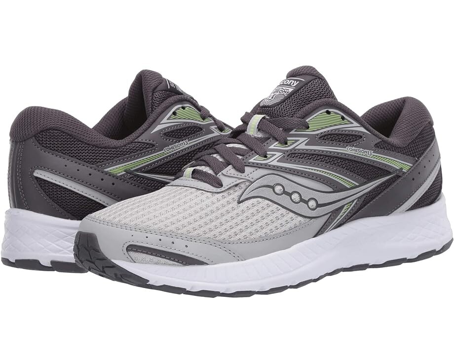 

Кроссовки Saucony Versafoam Cohesion 13, цвет Grey/Citron