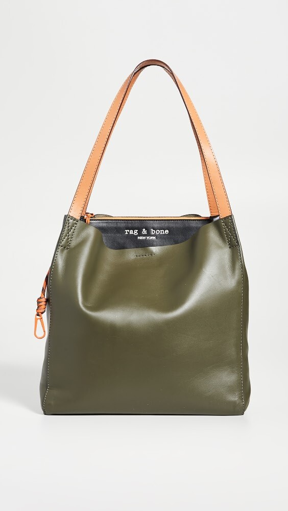 

Сумка-тоут Rag & Bone Passenger, оливковый