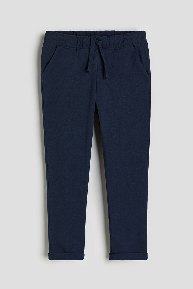 

Джоггеры из хлопкового джерси H&M, синий