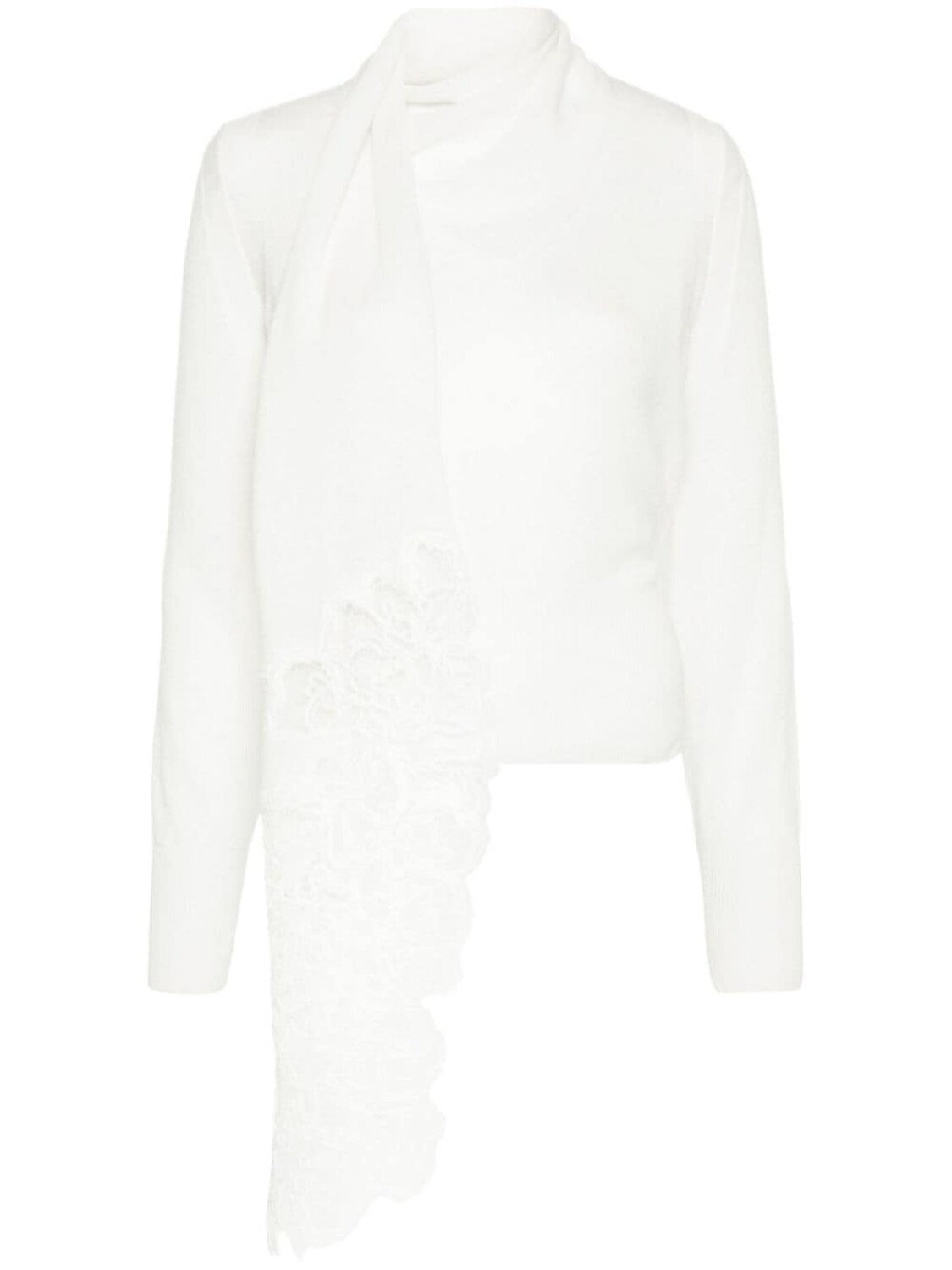 

Ermanno Scervino свитер с шарфом, белый