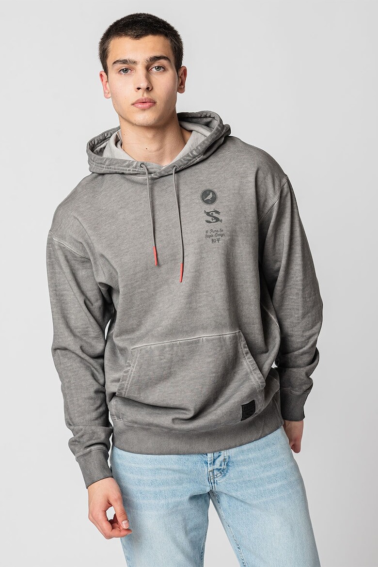 

Хлопковая толстовка с принтом Puma, серый