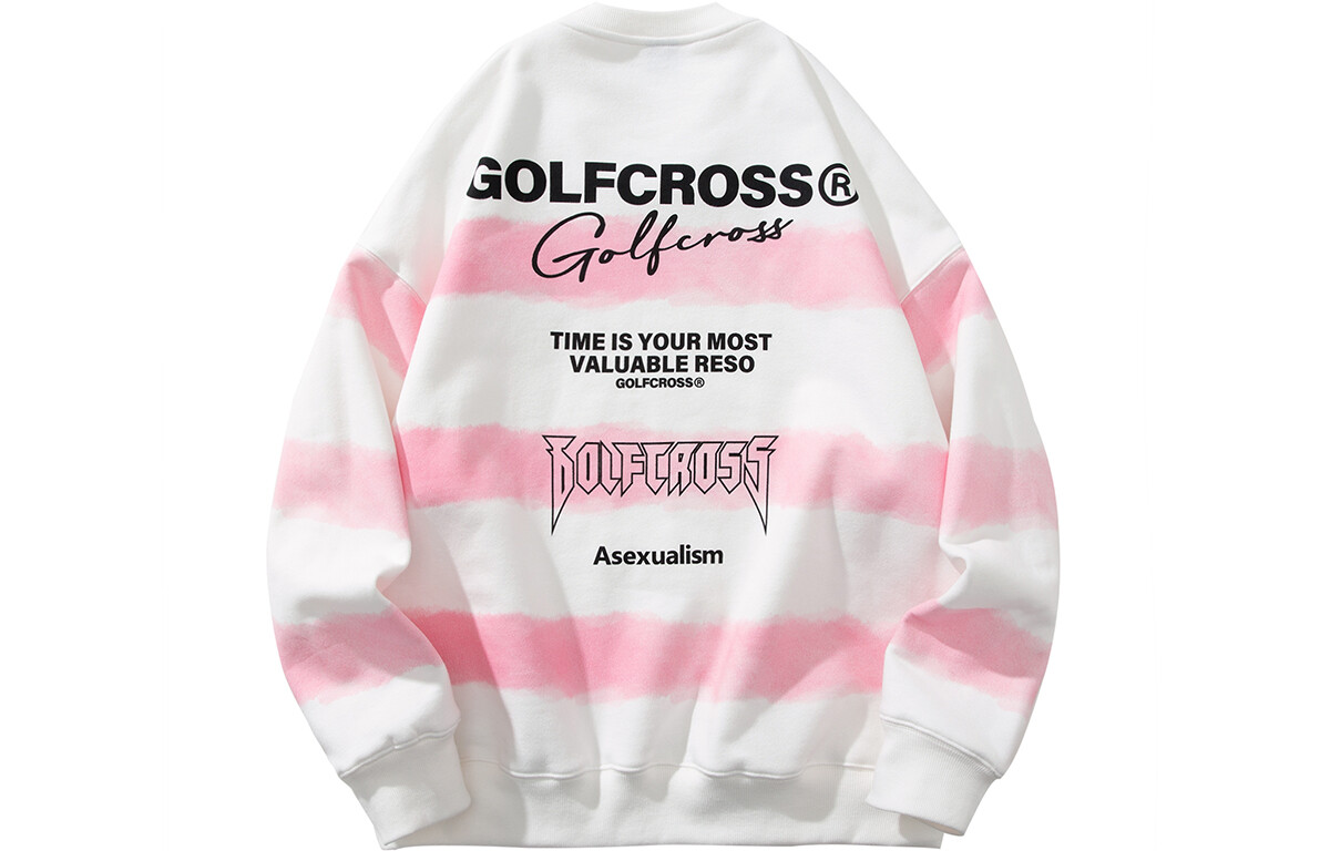 

Толстовка унисекс GOLFCROSS, Зеленые и белые полосы
