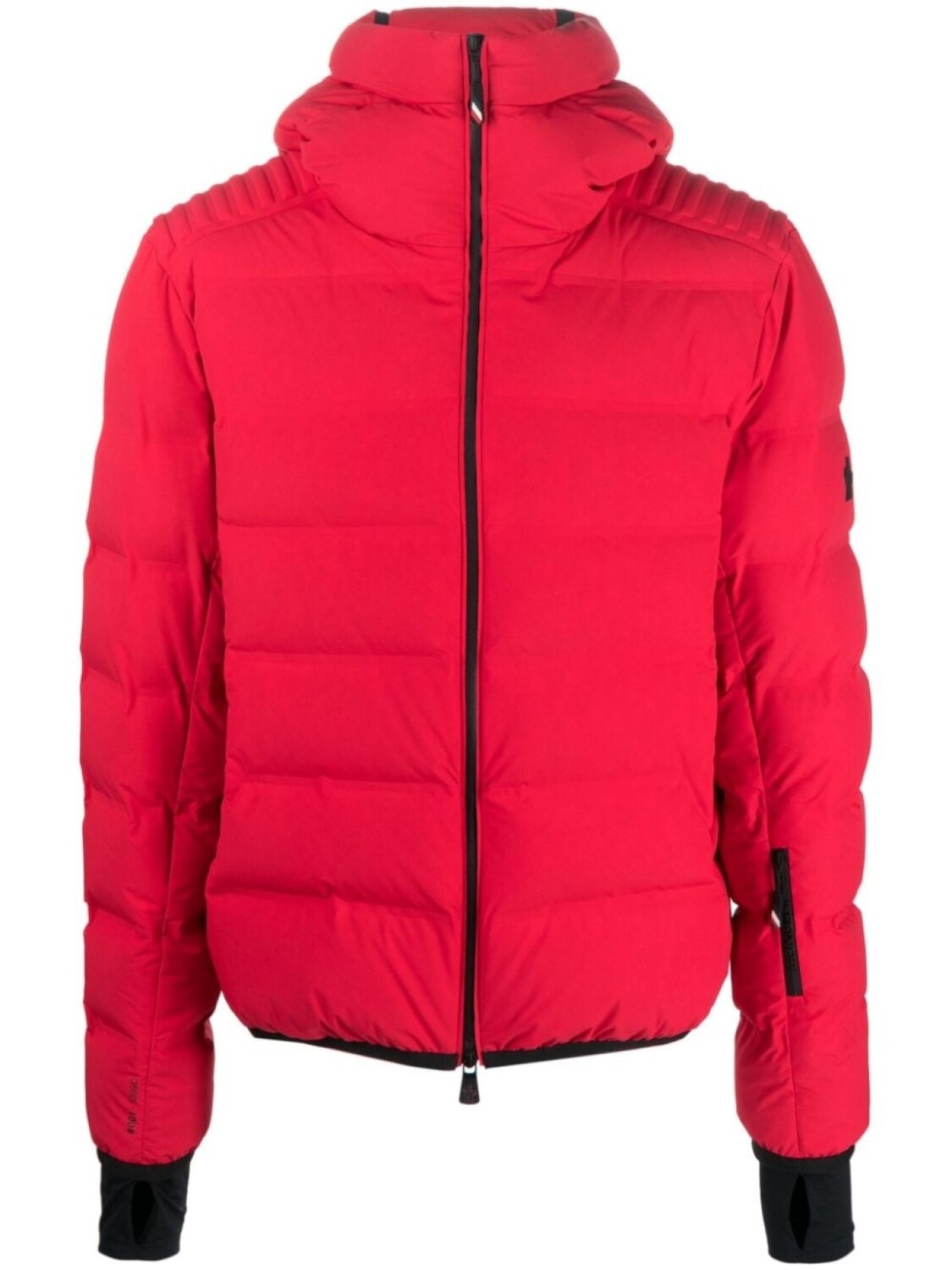 

Moncler Grenoble стеганый пуховик Lagorai, красный