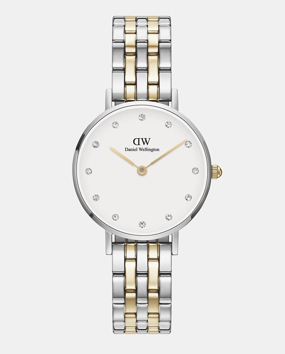 Petit Lumine Link DW00100616 двухцветные женские часы из стали Daniel Wellington, мультиколор