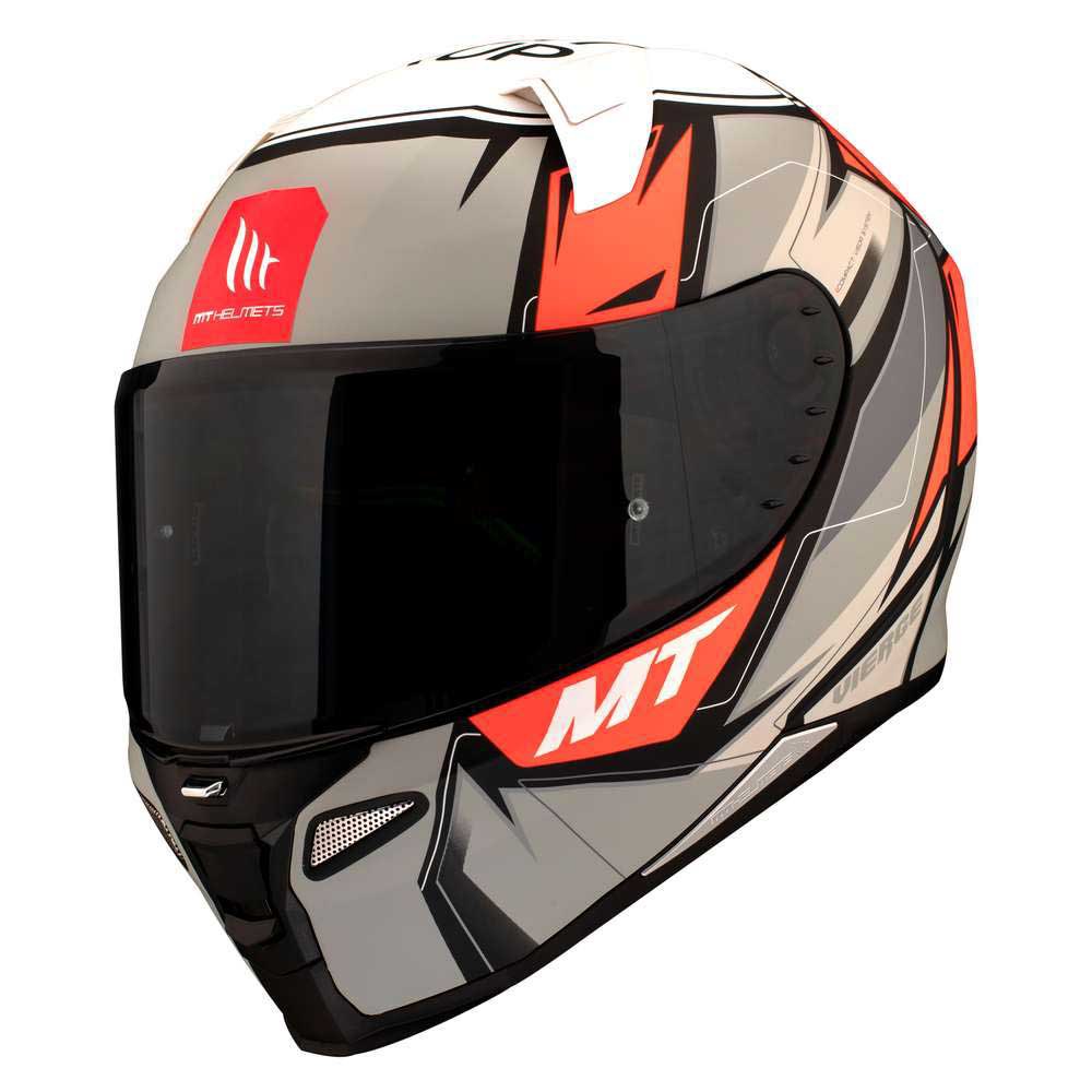 цена Шлем полнолицевой MT Helmets Revenge 2 Xavi Vierge A5, серый