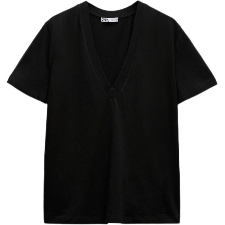 

Футболка женская черная Zara