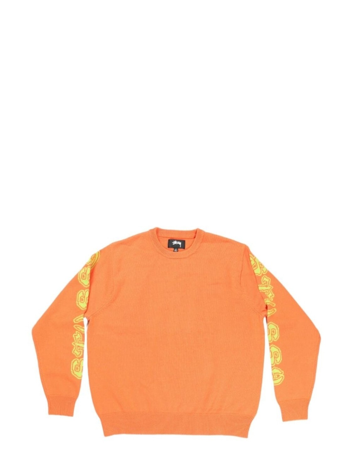

Stüssy джемпер с логотипом-жаккардом, оранжевый