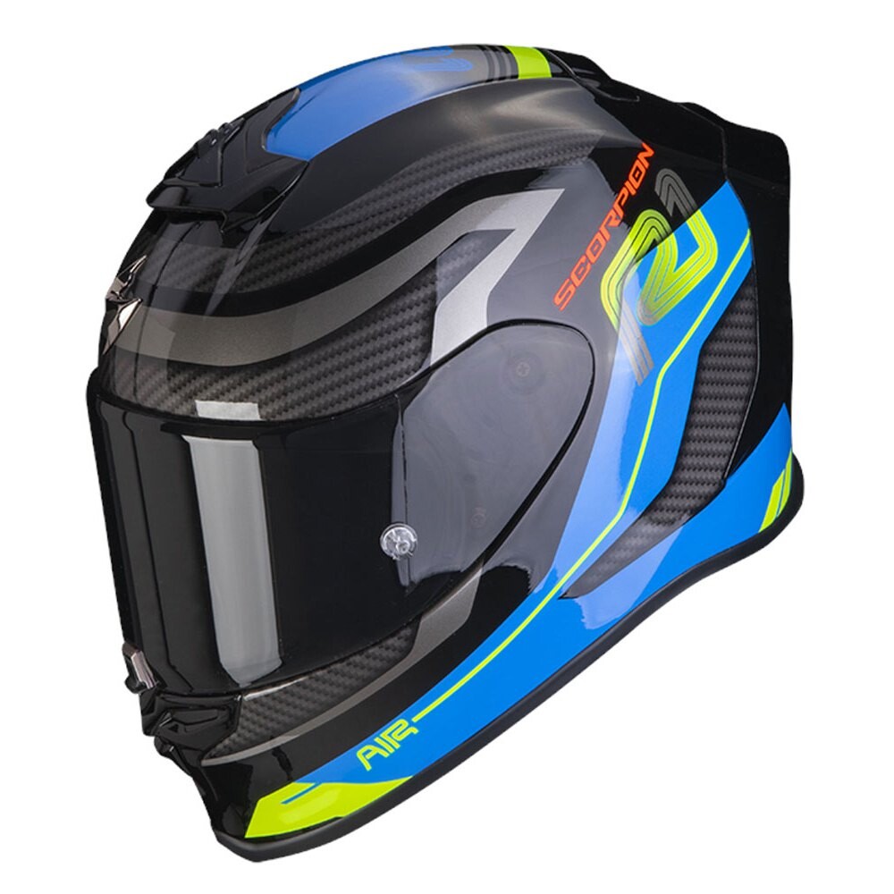 

Шлем полнолицевой Scorpion EXO-R1 Evo Air Vatis, синий