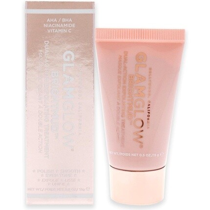 

Brightmud Отшелушивающее средство двойного действия для женщин, 0,5 унции, Glamglow