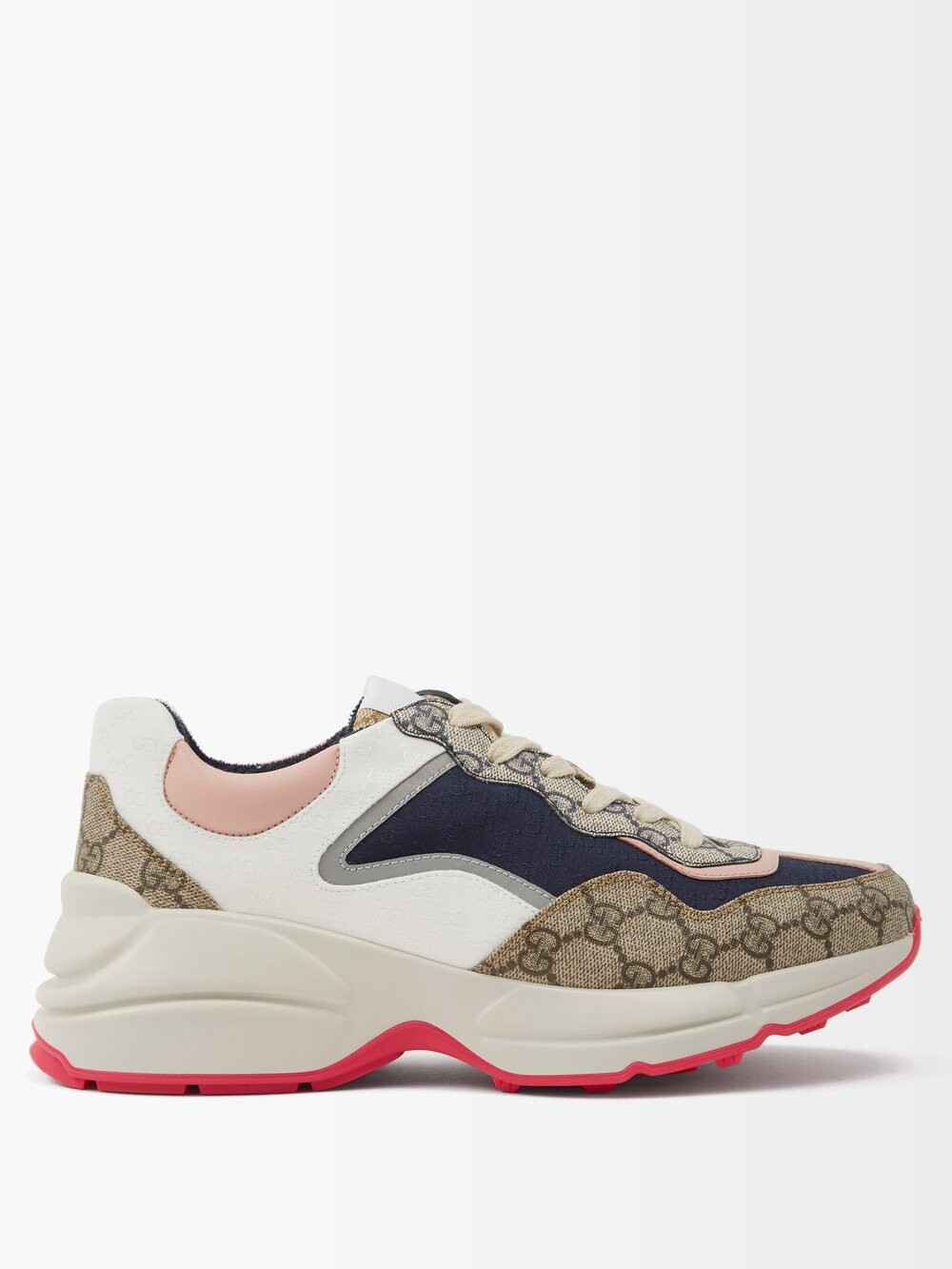 

Парусиновые кроссовки rhyton gg-supreme Gucci, коричневый