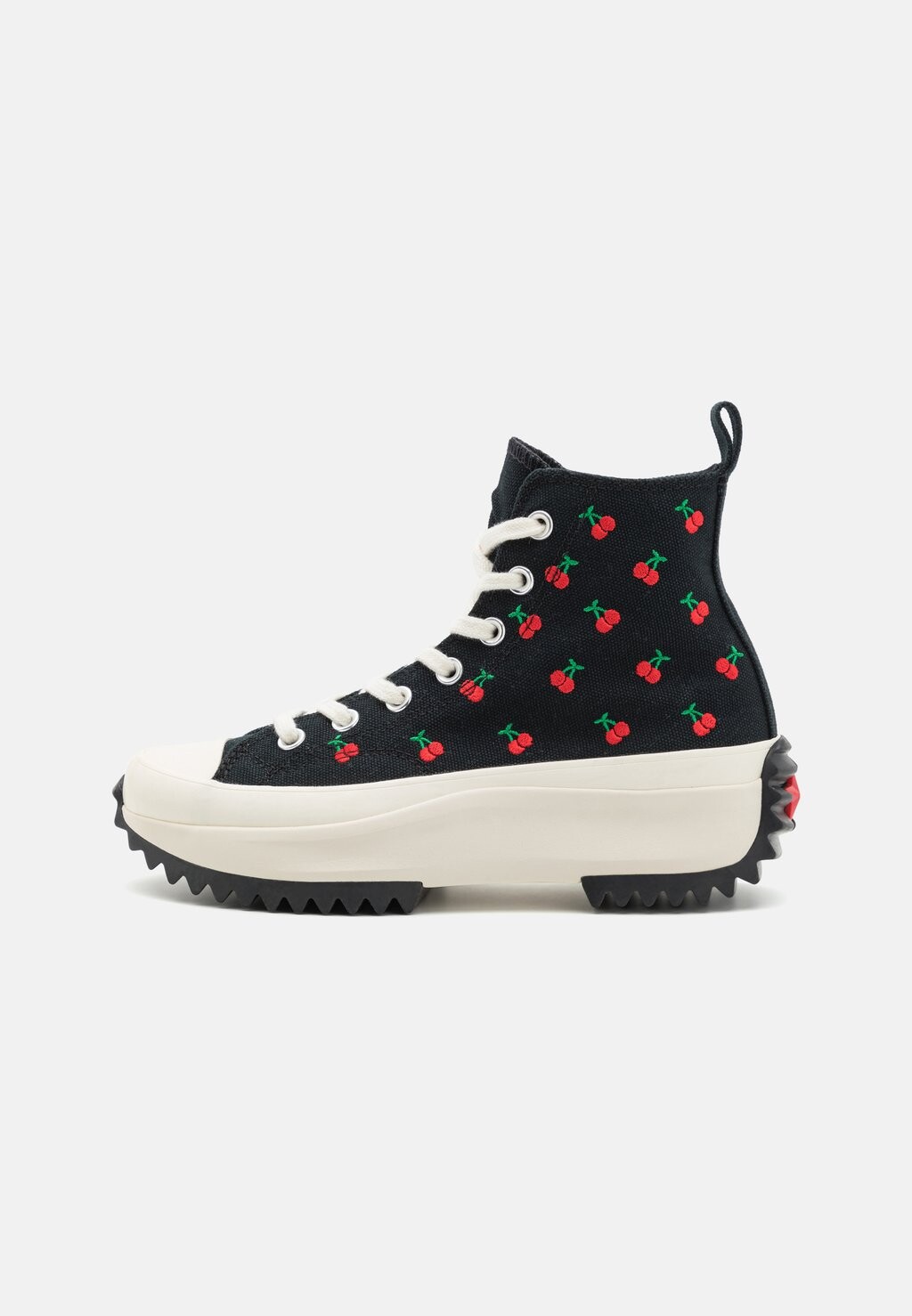 Кроссовки высокие RUN STAR HIKE Converse, цвет black/egret/red