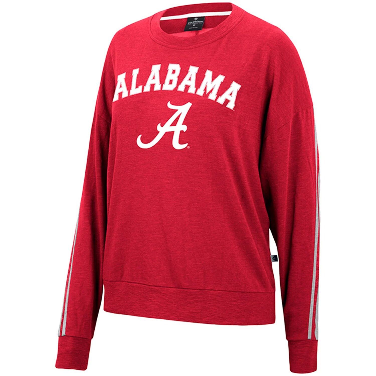 

Женский свитшот оверсайз с капюшоном Colosseum Crimson Alabama Crimson Tide Team Colosseum