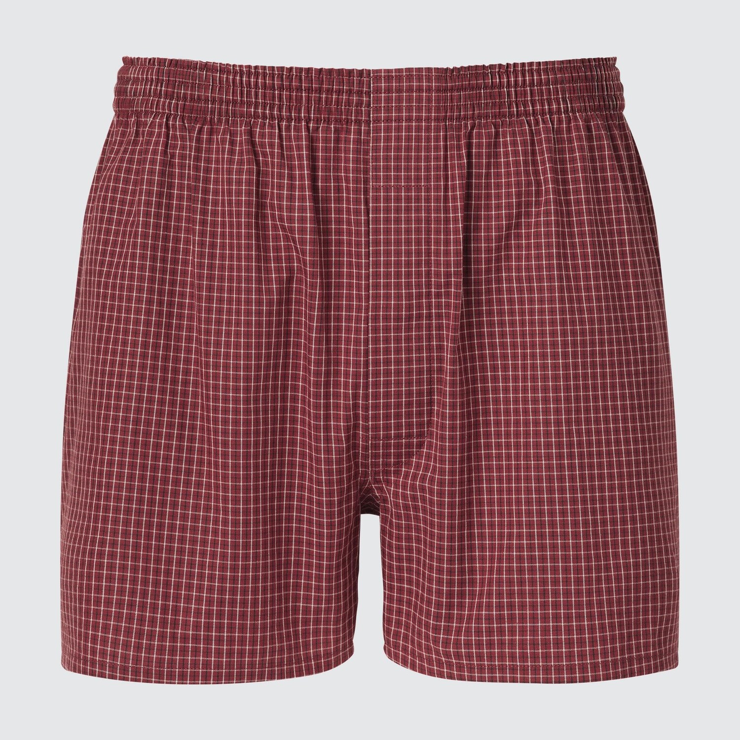 

Тканые боксеры в клетку Uniqlo, бордовый