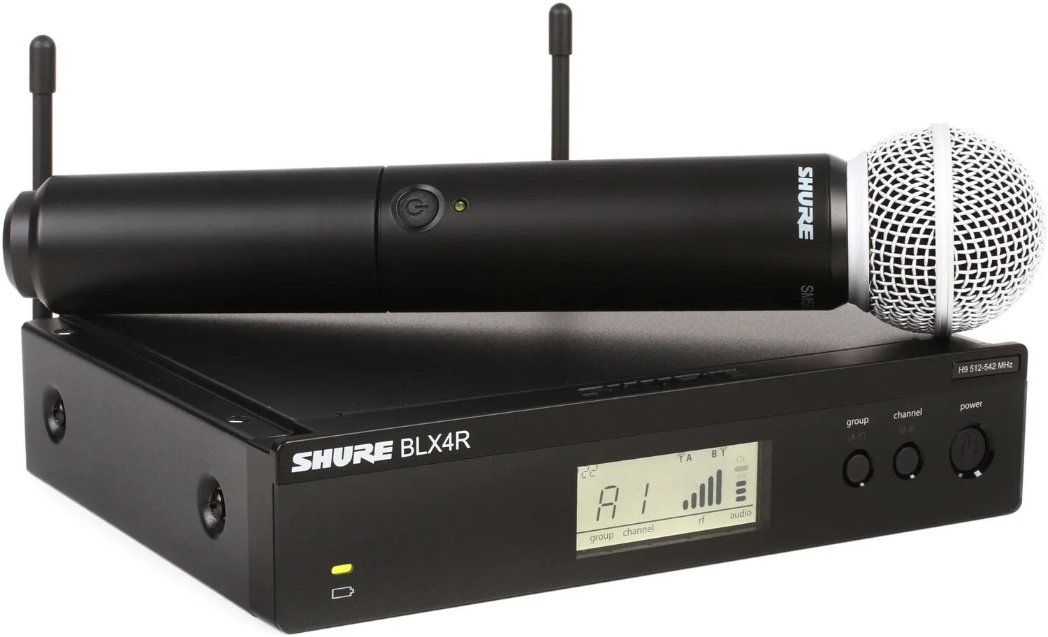 

Беспроводная ручная микрофонная система Shure BLX24R/SM58 — диапазон H9