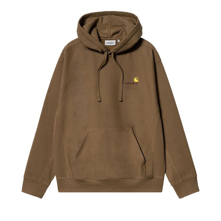 

Худи Carhartt WIP American Script Hoodie, цвет Lumber