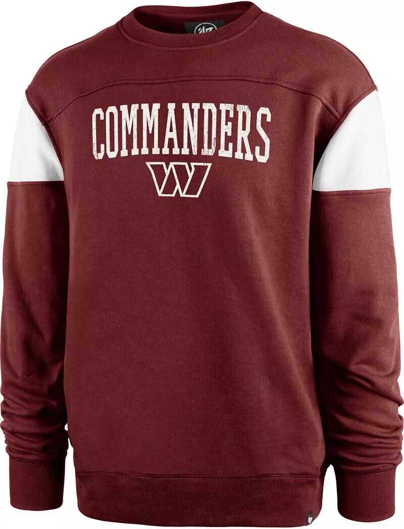

Мужская толстовка Washington Commanders Groundbreak Red Crew '47