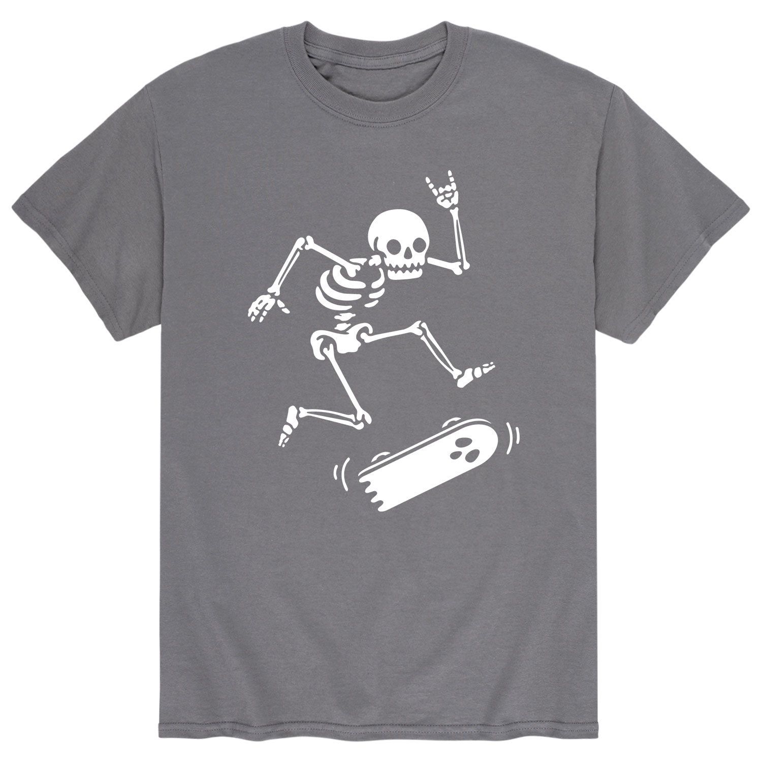 Мужская футболка со скелетом для скейтбординга Licensed Character мужская футболка death before decaf с неоновым скелетом licensed character