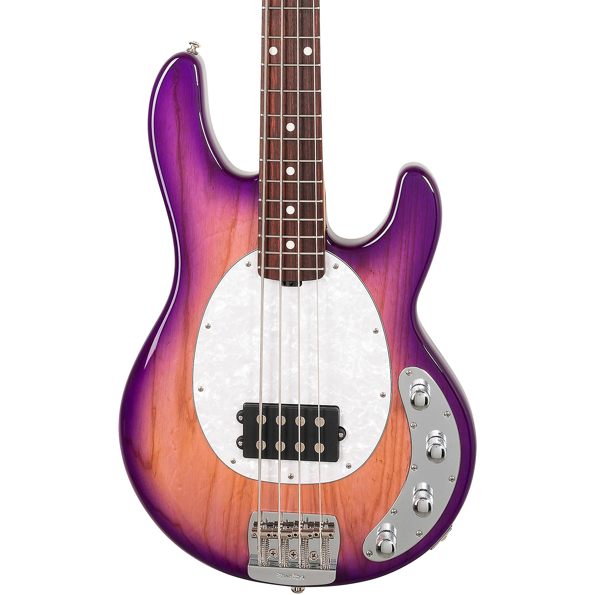 цена Эрни Болл Music Man StingRay Special H Электрическая бас-гитара Purple Sunset