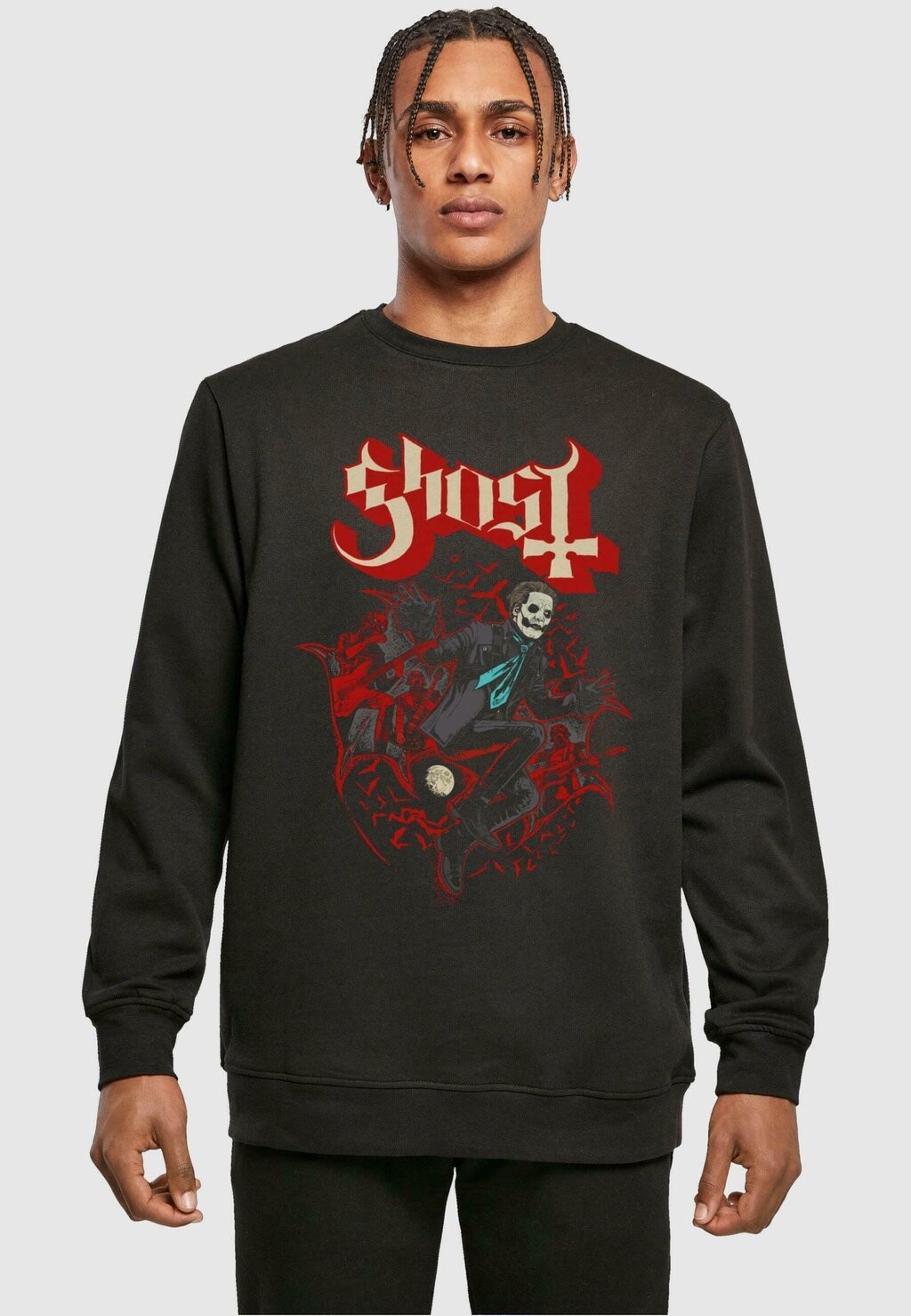 

Толстовка GHOST COLONY IN FLIGHT CREWNECK Merchcode, цвет black