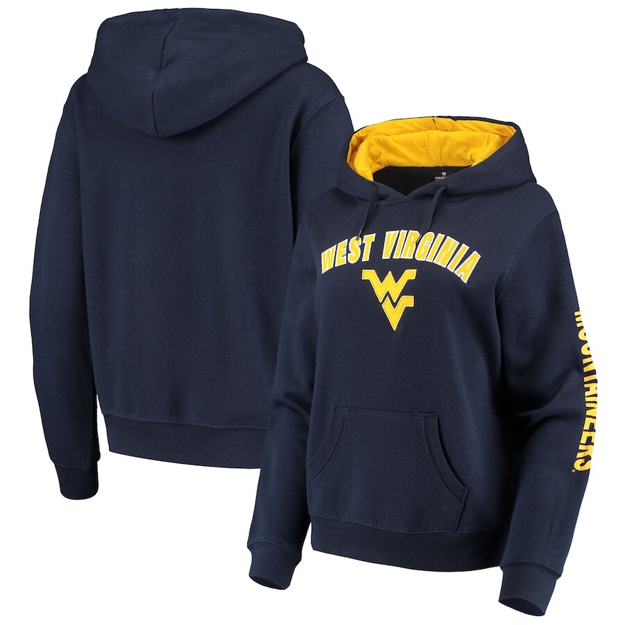

Пуловер с капюшоном Colosseum West Virginia Mountaineers, нави