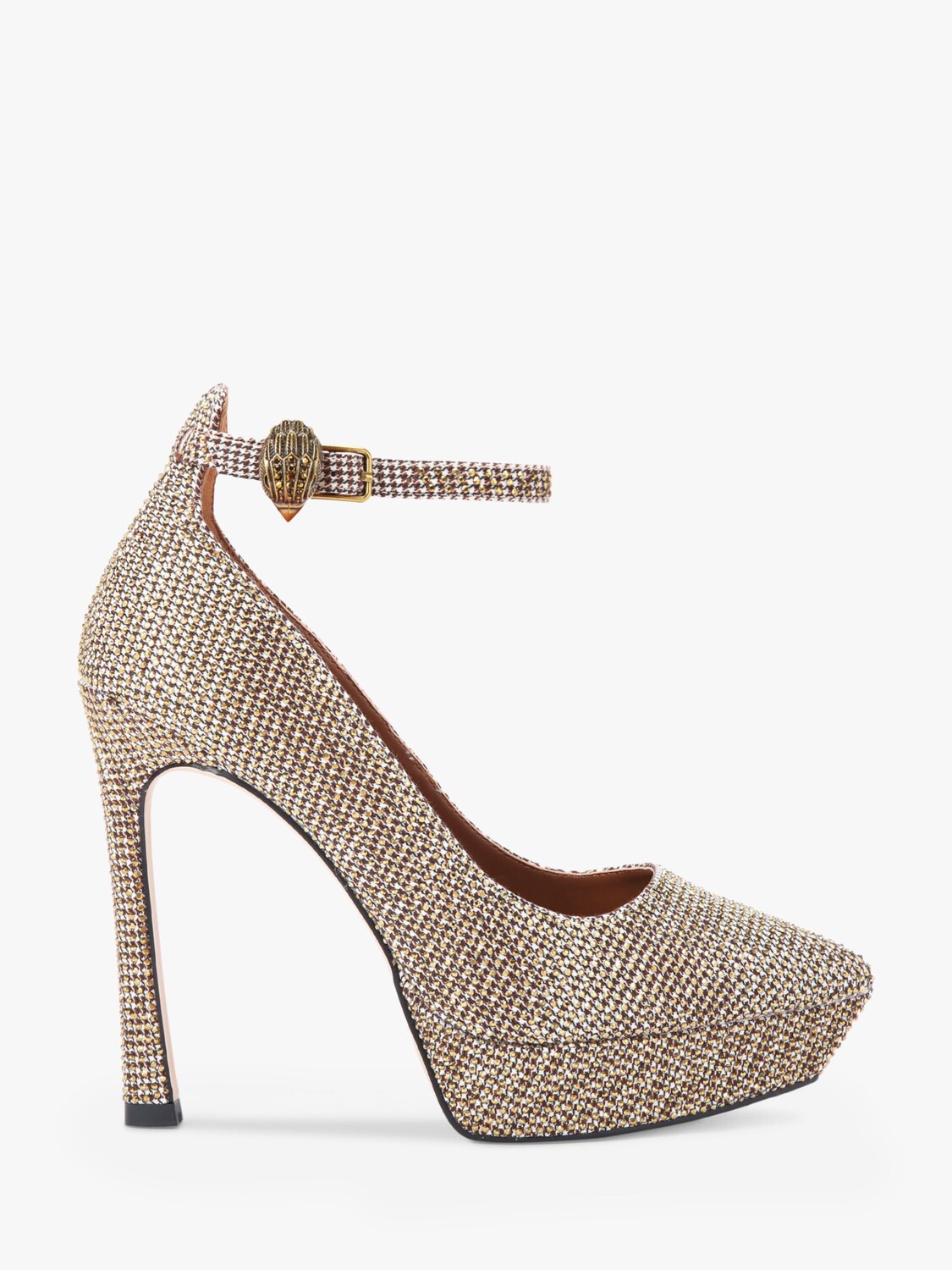 

Kurt Geiger London Shoreditch Туфли-лодочки на платформе и каблуке, натуральный бежевый