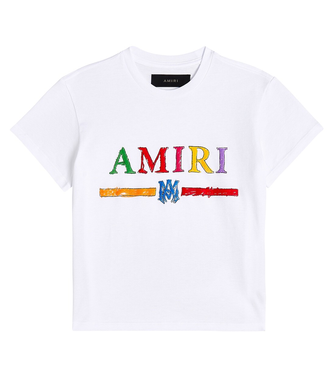 

Футболка Crayon Sketch из хлопкового джерси Amiri, белый