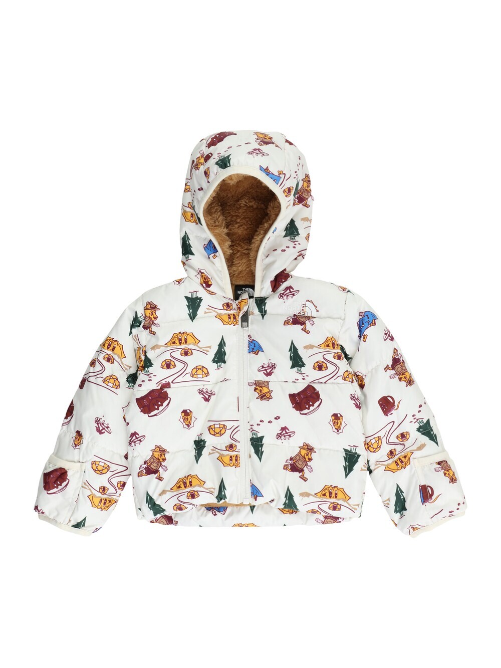 

Уличная куртка The North Face BABY NORTH DOWN HOODED JACKET, белый