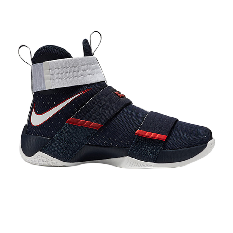 цена Кроссовки Nike LeBron 10 Soldier SFG 'USA', синий
