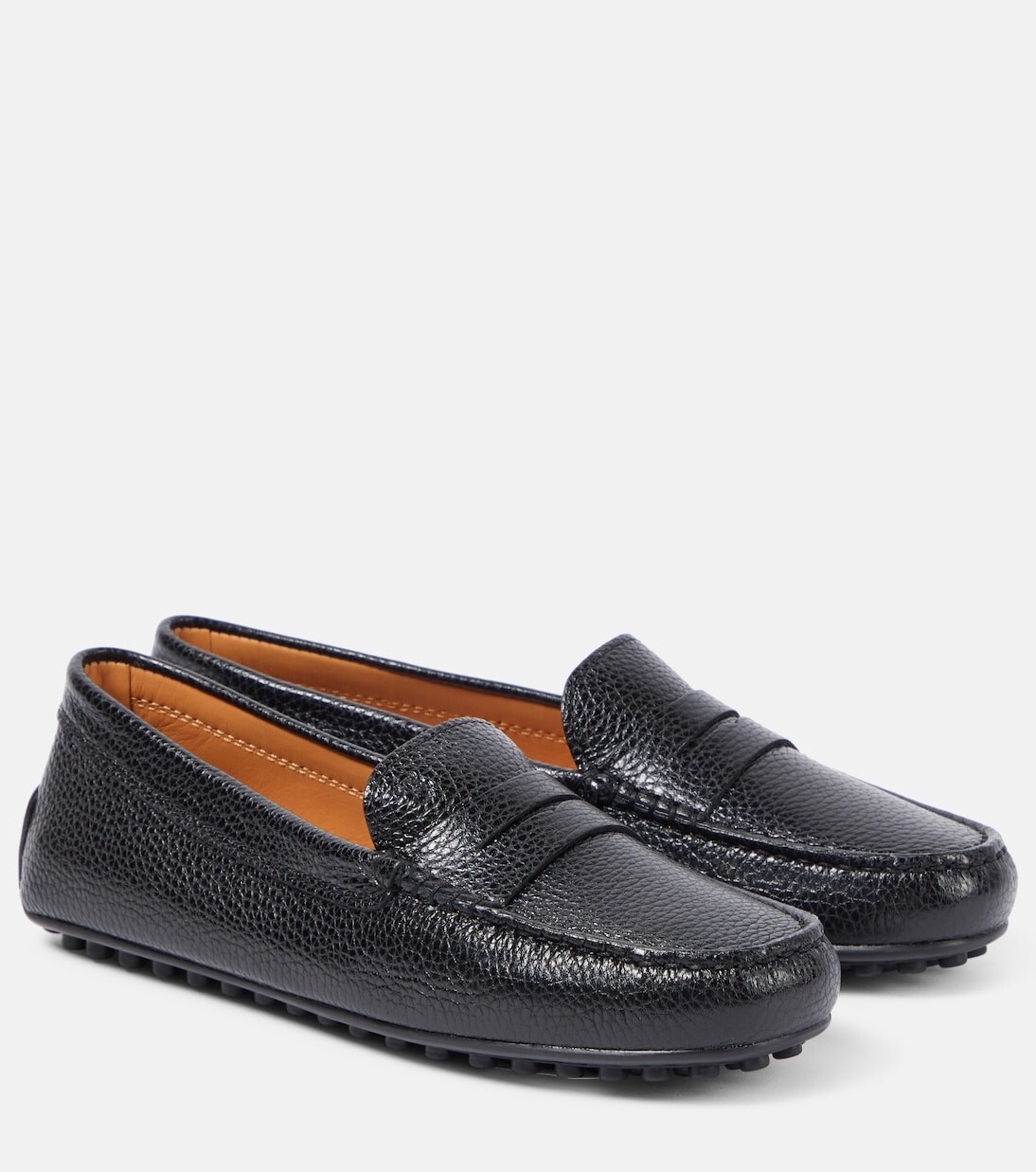 

Кожаные мокасины city gommino Tod'S, черный