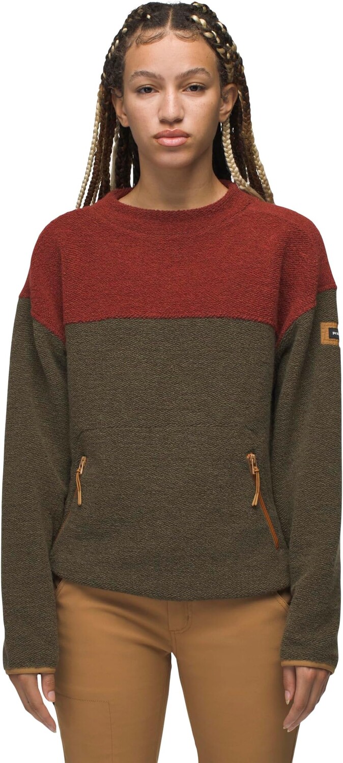 

Свитер IncrediWool Crew Prana, цвет Slate Green Block