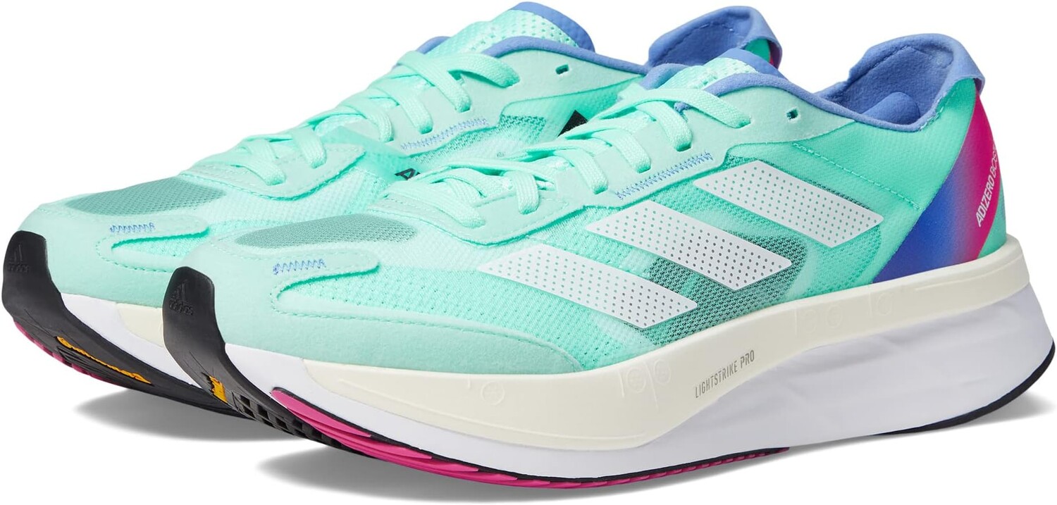 

Кроссовки Adizero Boston 11 adidas, цвет Pulse Mint/White/Crystal White