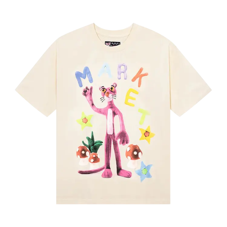 

Футболка Market Pink Panther Nostalgia 'Ecru', кремовый, Бежевый