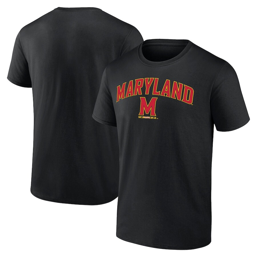 

Футболка с коротким рукавом Fanatics Branded Maryland Terrapins, черный