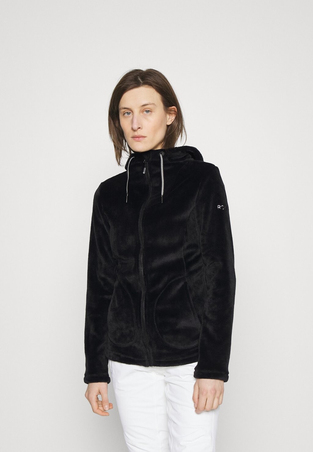 

Флисовая куртка Roxy ТУНДРА, цвет true black