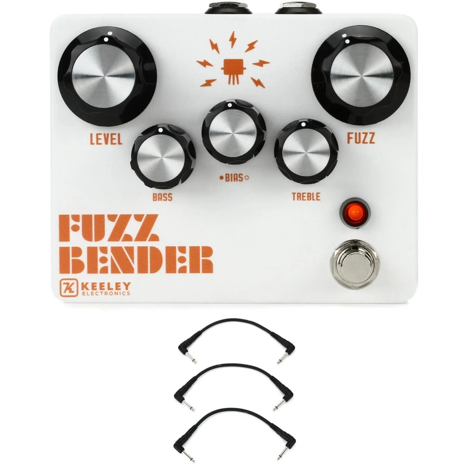 

Keeley Fuzz Bender 3 Транзисторный гибридный фузз с 3 соединительными кабелями
