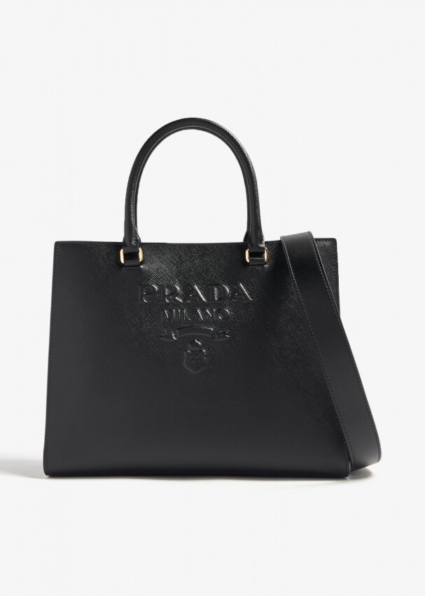 

Сумка Prada Medium Saffiano Leather Handbag, черный