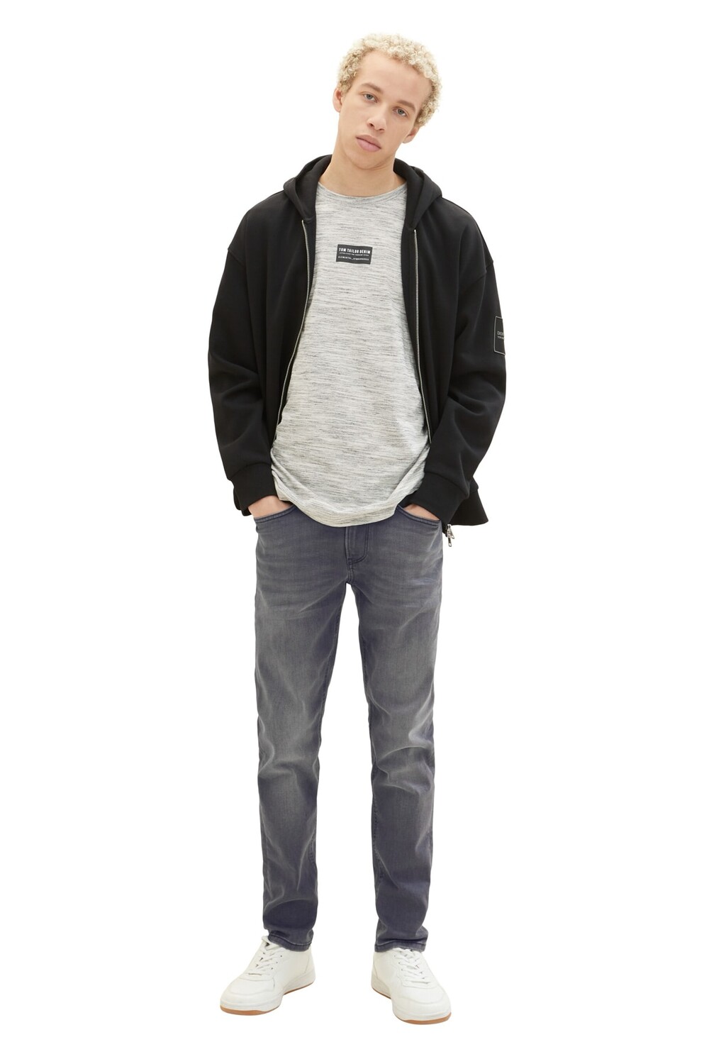 

Джинсы - Серые - Прямые Tom Tailor Denim, серый