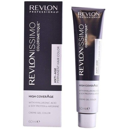 

Профессиональная перманентная антивозрастная краска для волос Revlonissimo Colorsmetique с высокой степенью покрытия № 9 «Очень светлый блондин», 60 мл