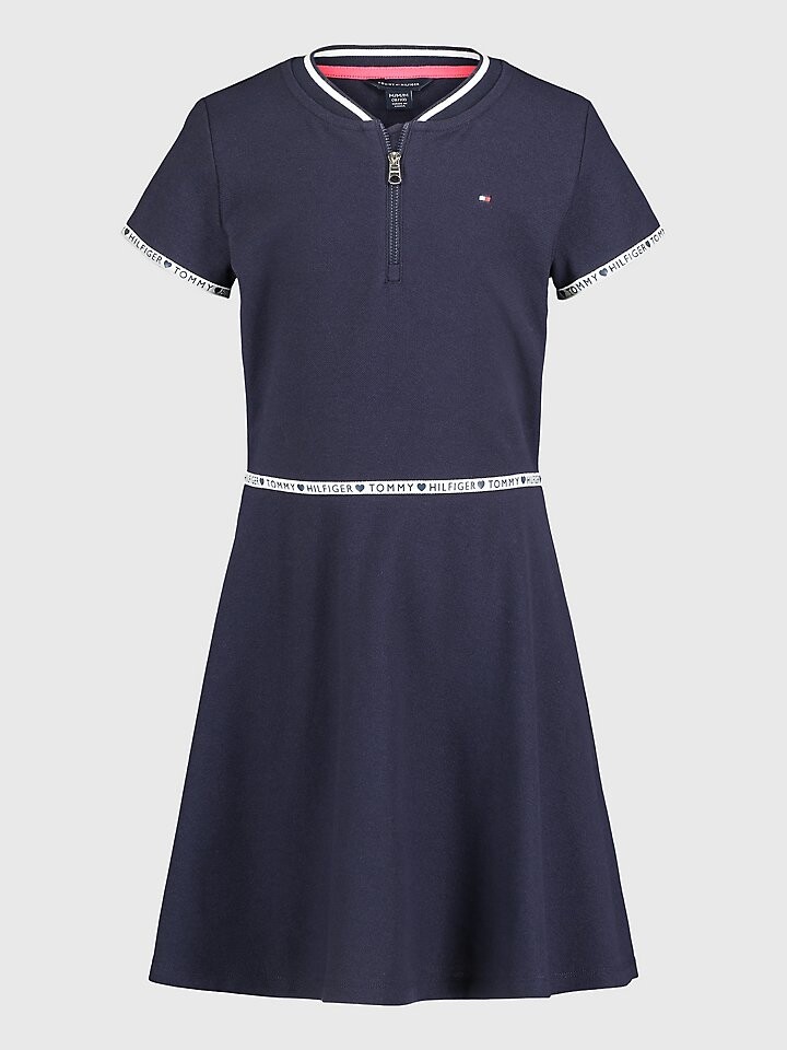 

Платье для маленьких детей с молнией на четверть Tommy Hilfiger
