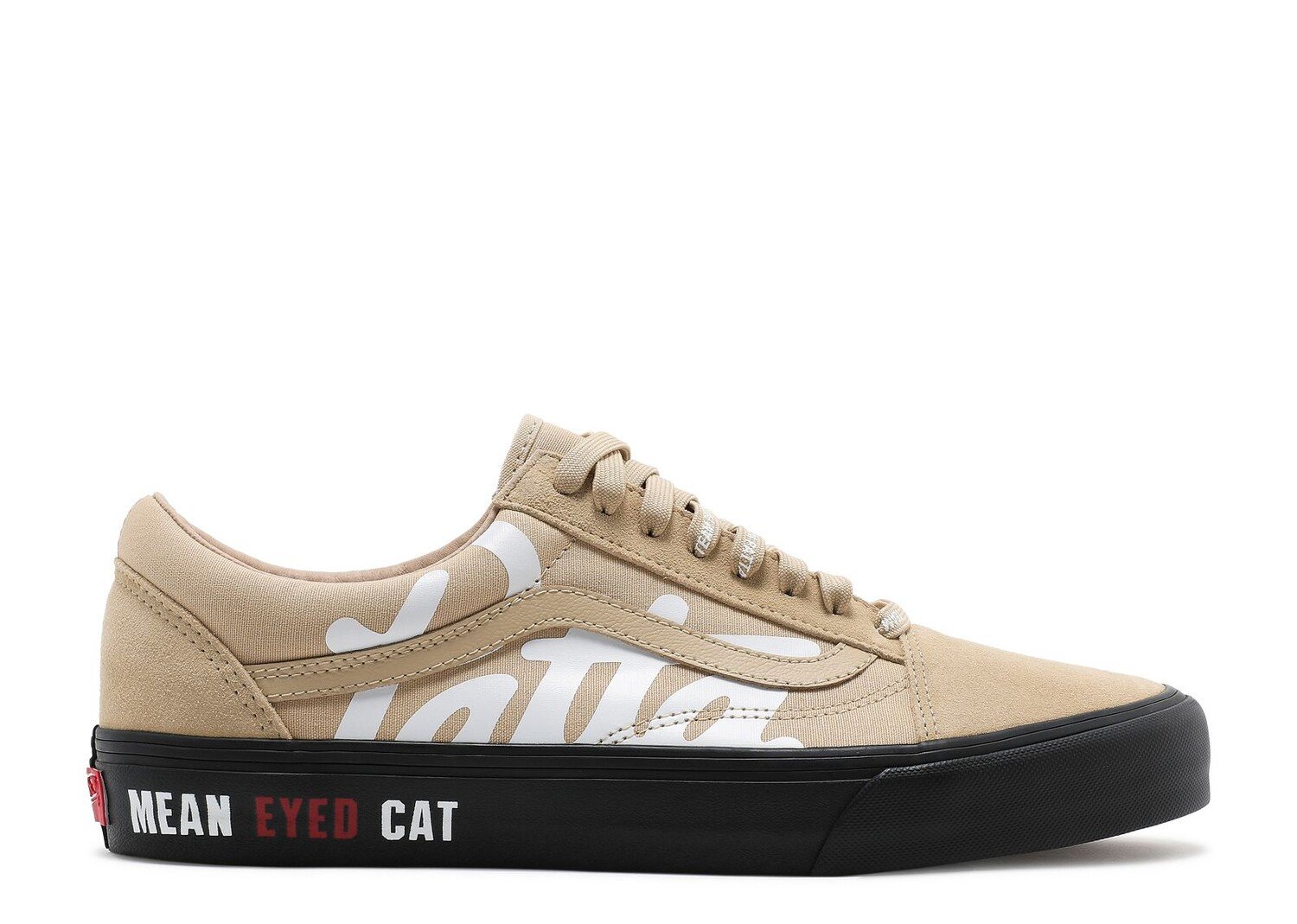 черно белая война ковальчук и союзк Кроссовки Vans Patta X Old Skool Vlt Lx 'Mean Eyed Cat - Almond Buff', кремовый