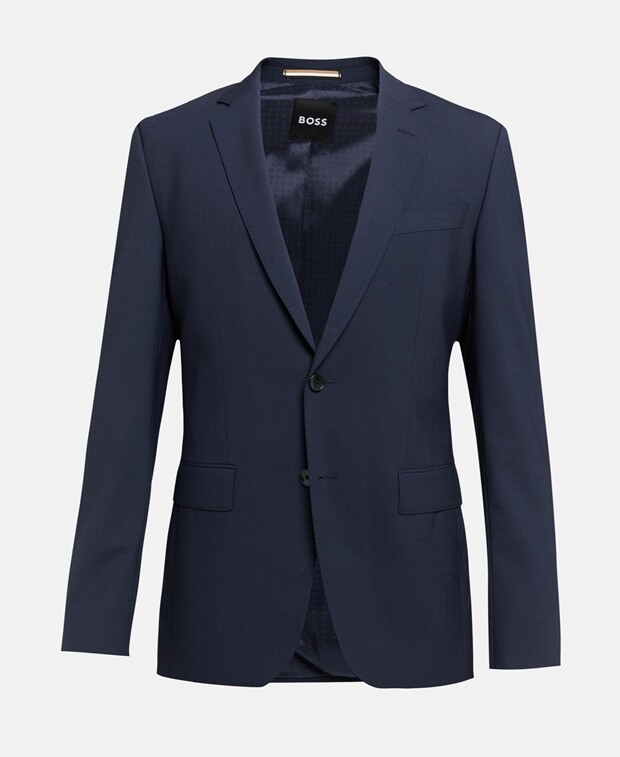 

Шерстяной пиджак Boss Black, синий