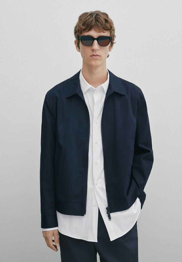 

Демисезонная куртка Massimo Dutti, синий
