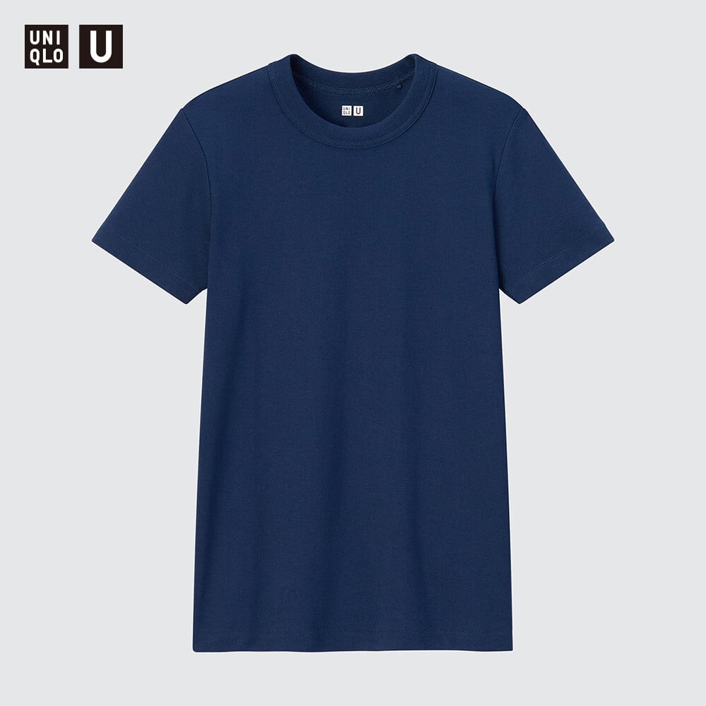 

Женская футболка Uniqlo Master T с круглым вырезом, темно-синий