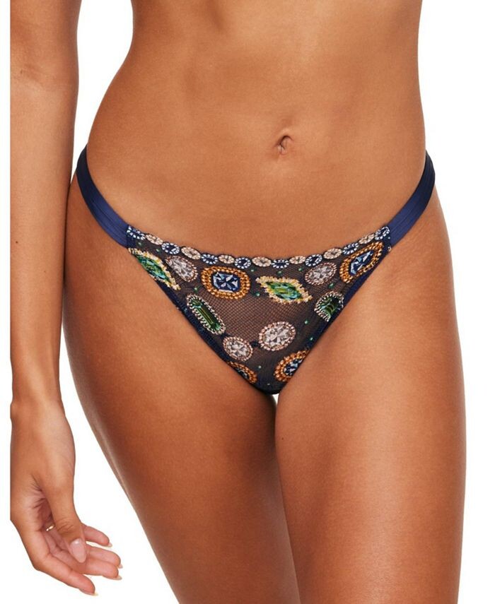 

Женские бразильские трусики Dianna Adore Me, цвет Novelty blue