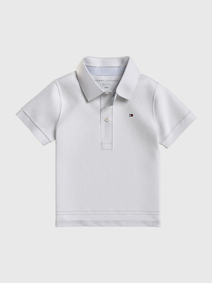 

Однотонная футболка-поло для малышей Tommy Hilfiger