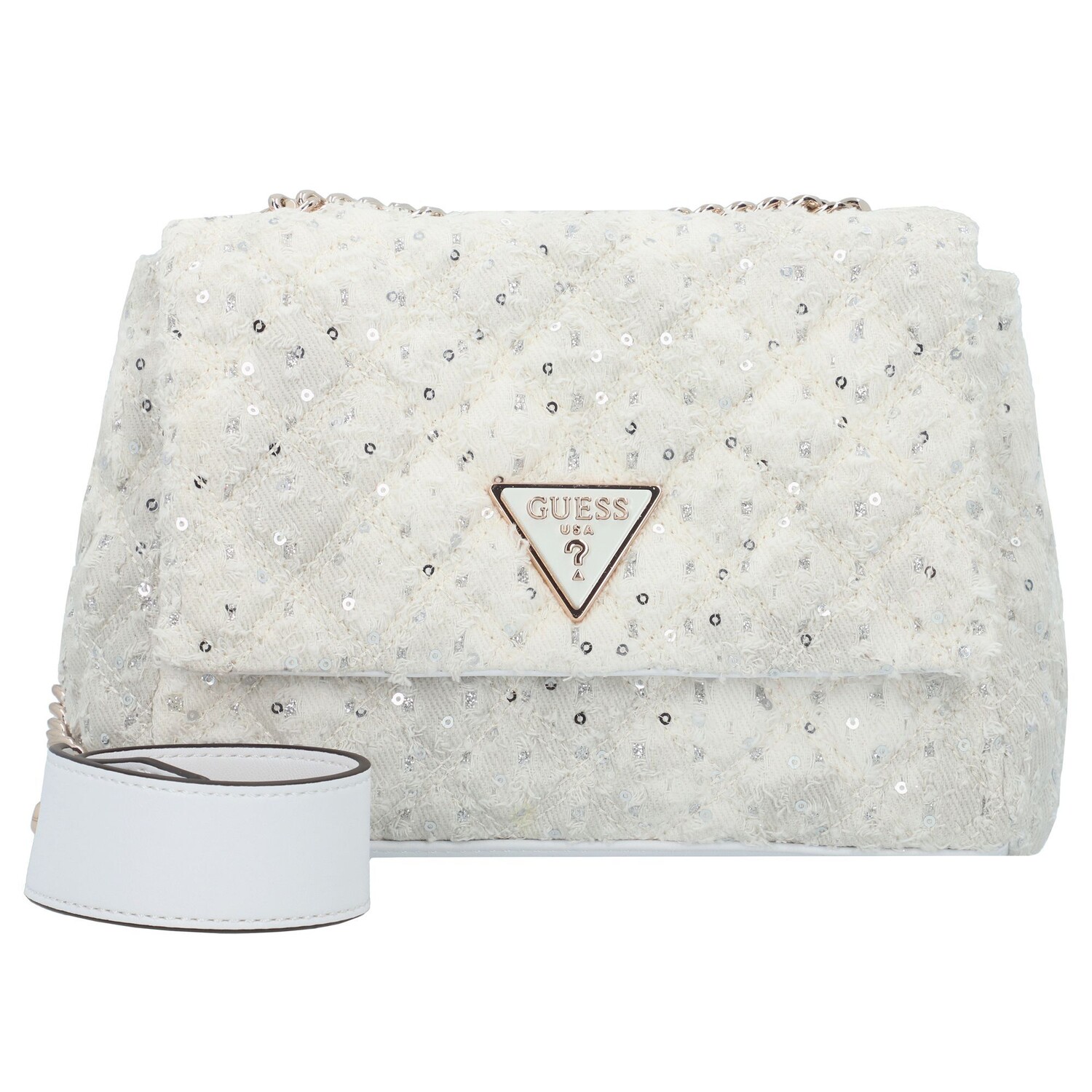 

Сумка через плечо Guess Rianee 23 cm, слоновая кость