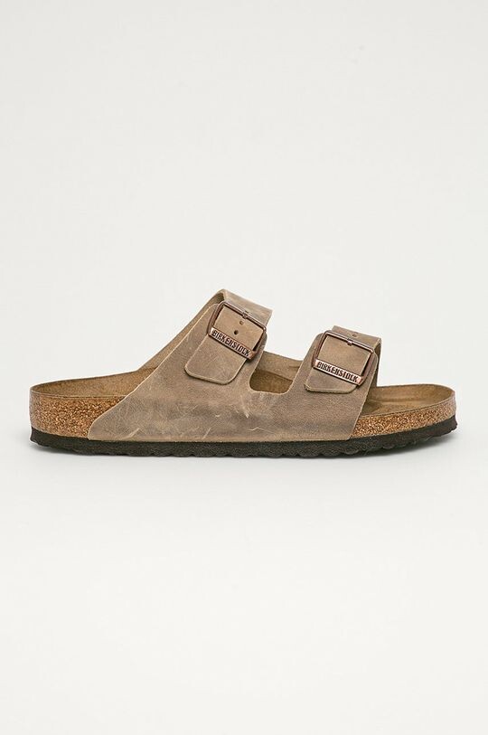 

Замшевые шлепанцы Arizona Nu. Birkenstock, коричневый