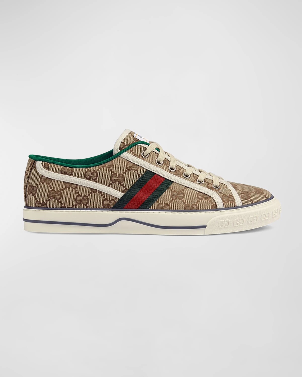

Мужские теннисные кроссовки 1977 GG Canvas Gucci, цвет Beige