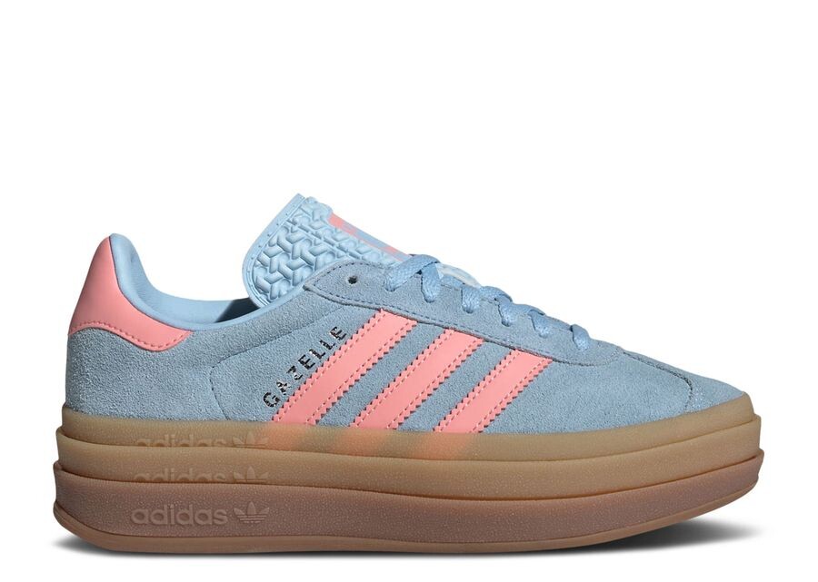 

Кроссовки adidas Gazelle Bold J, цвет Clear Sky Semi Pink Spark